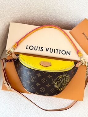 ✨NEW✨Louis Vuitton 2026 Bumbag “Paris À Vélo” Collection - Monogram Yellow